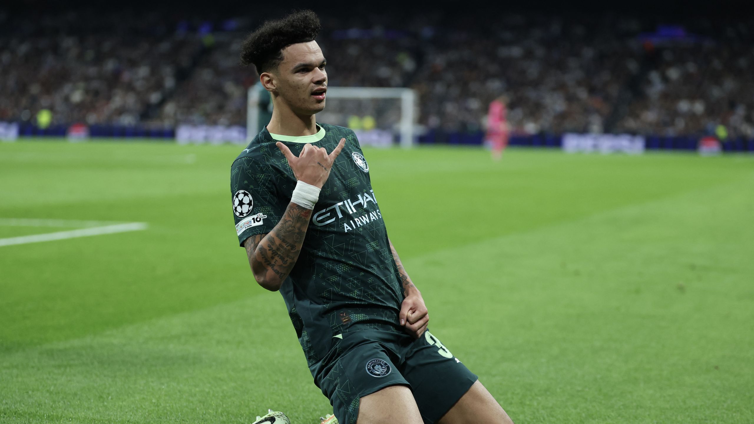 2560x1440 Real Madrid 1 2 Manchester City Result: Erling Haaland And Nico O'Reilly Inspire UEFA Champions League Comeback Win At The Bernabeu