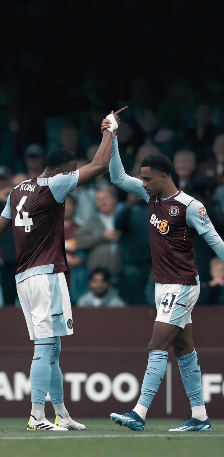 736x1501 Ezri Konsa Jacob Ramsey Aston Villa football wallpaper HD avfc