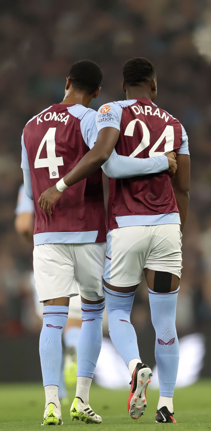 736x1501 Ezri Konsa Jhon Duran Aston Villa avfc HD wallpaper football UECL