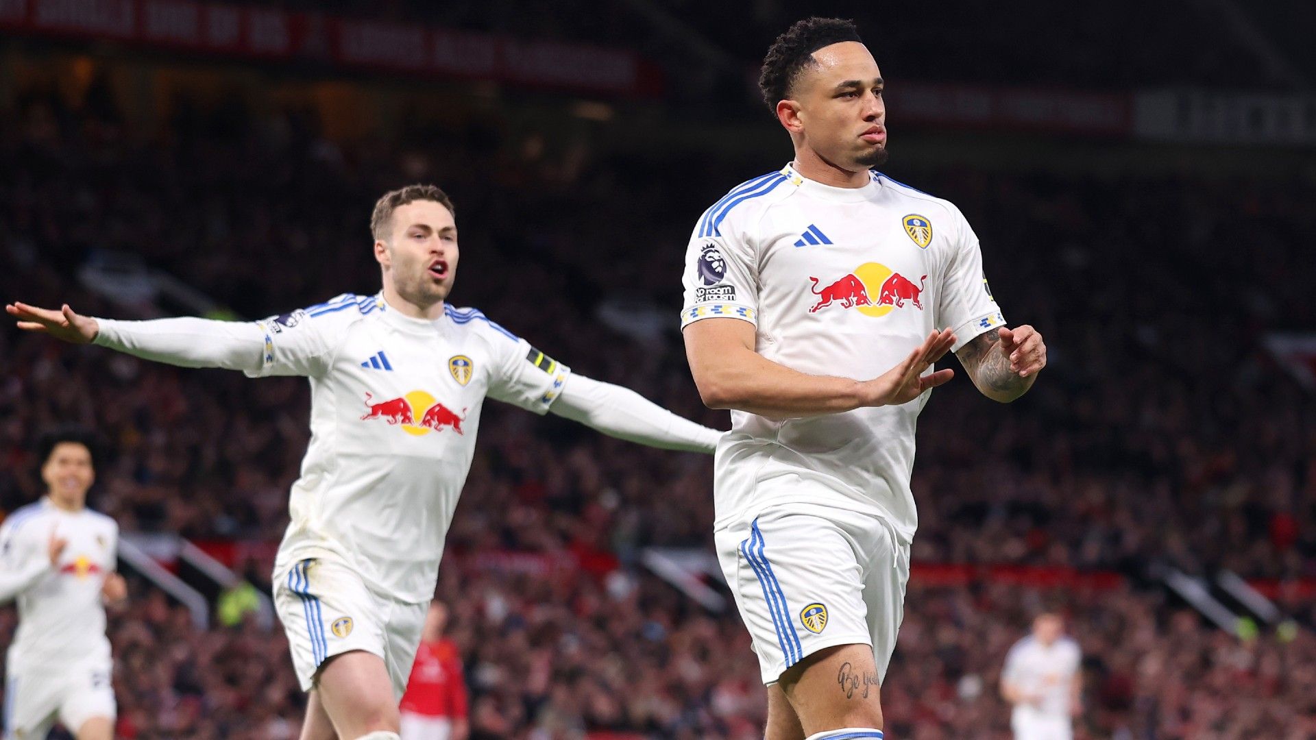 1920x1080 Noah Okafor urges Leeds to 'keep looking forward' after win at Manchester United. DAZN News US