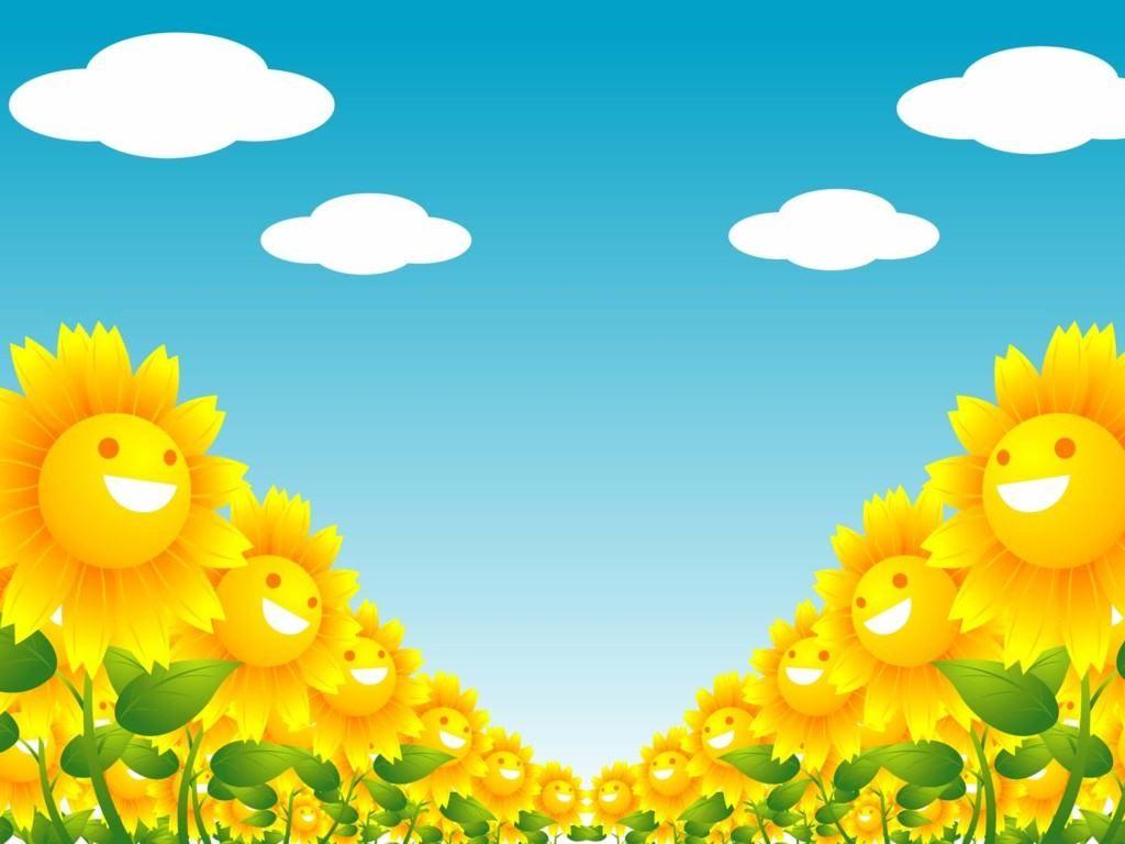 1024x768 Cute Summer Wallpaper