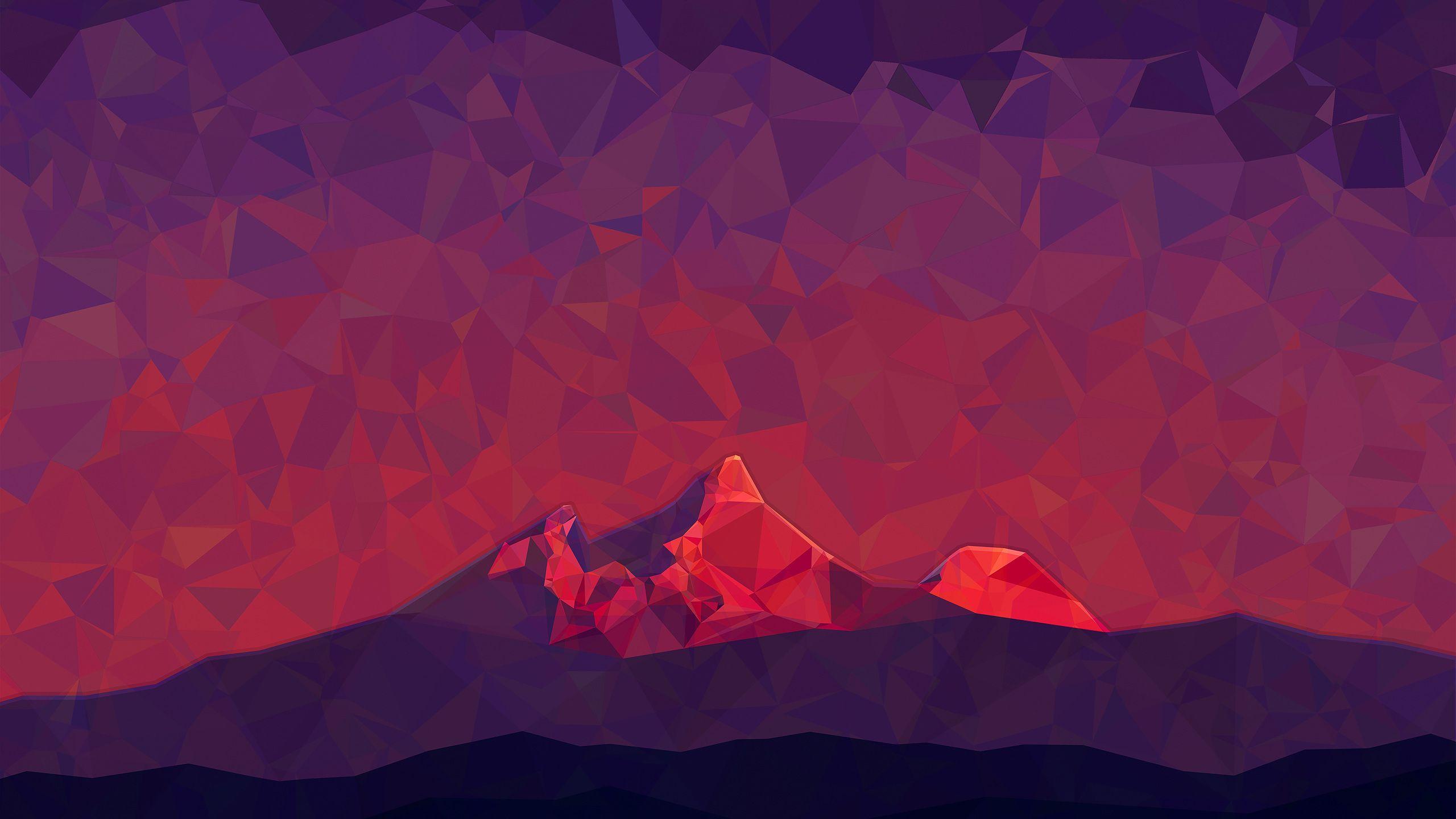 2560x1440 abstraction, hq wallpaper, the verge, mountains desktop