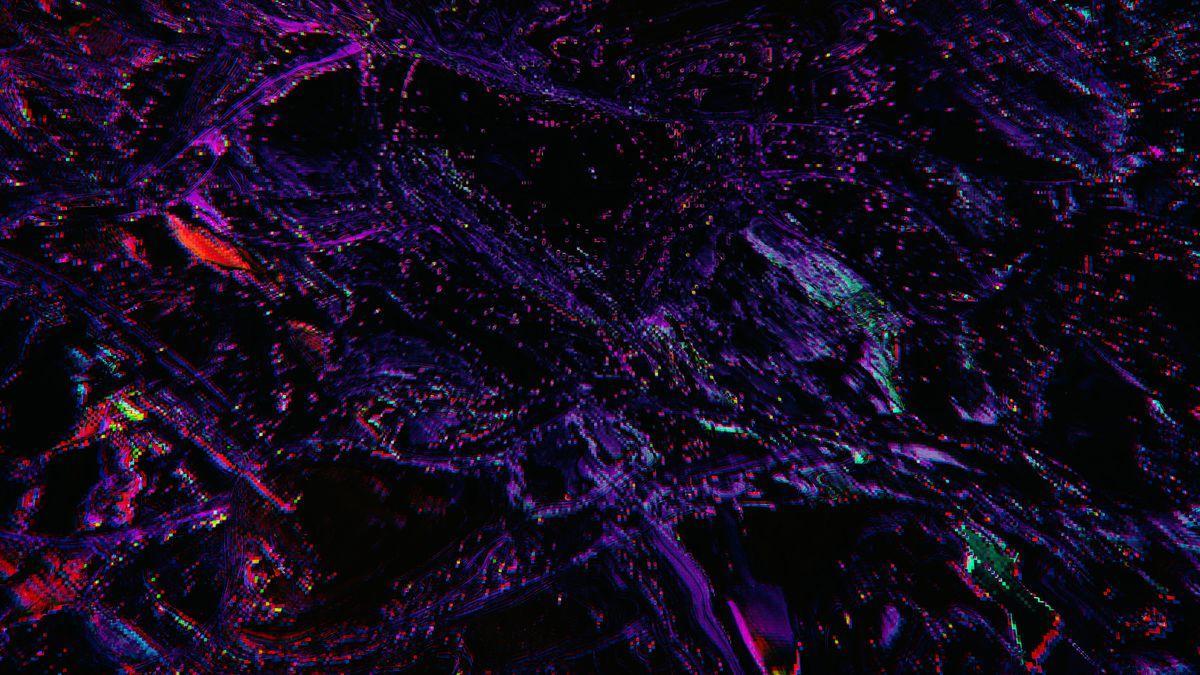 1200x675 Purple Retro Galaxy Wallpaper