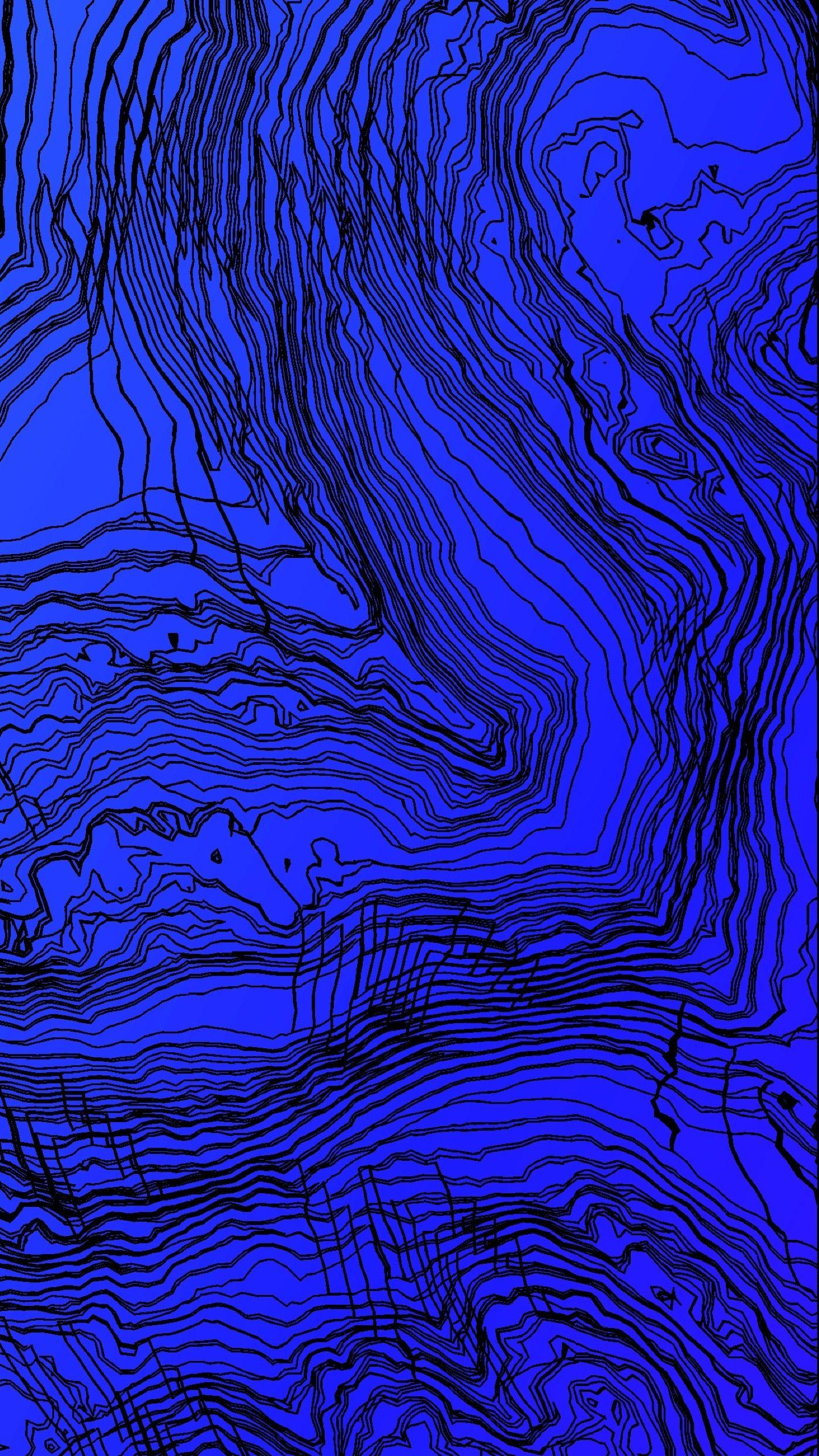 1440x2560 Verge Samsung S9 Review Wall In Blue Samsung Galaxy S6