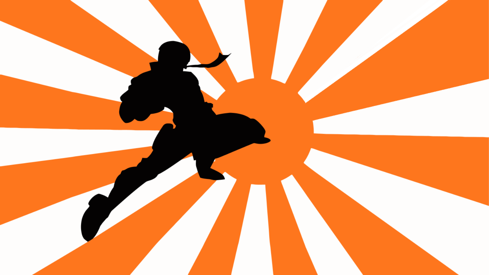 1600x900 Captain Falcon's Falcon Knee Silhouette