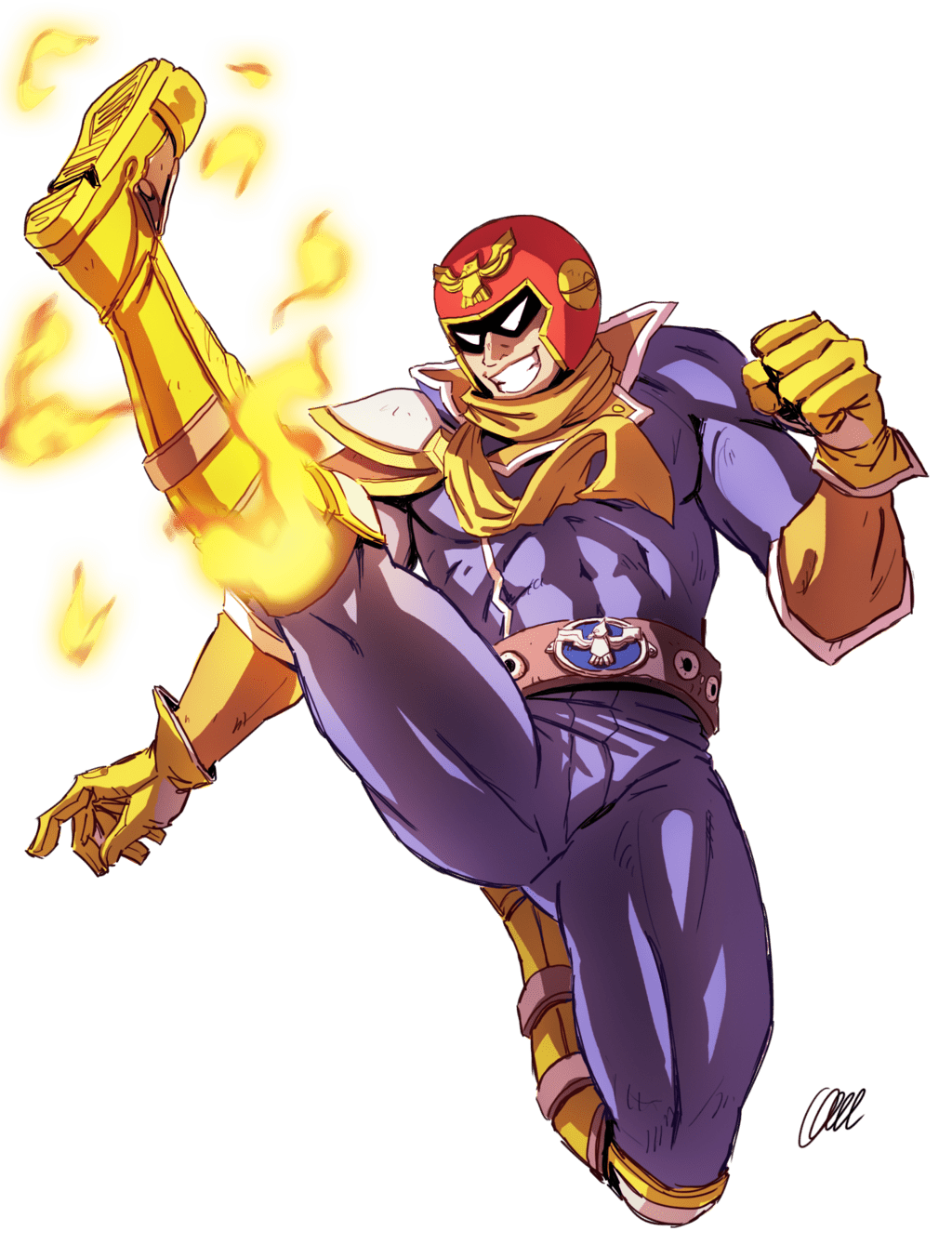 1024x1353 Captain Falcon. One Minute Melee