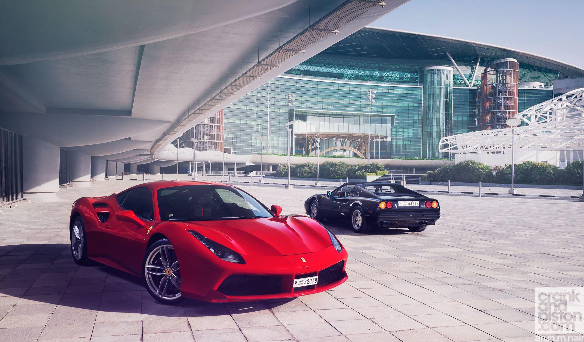 1919x1125 Ferrari 488 GTB meets 328 GTS. Set 1