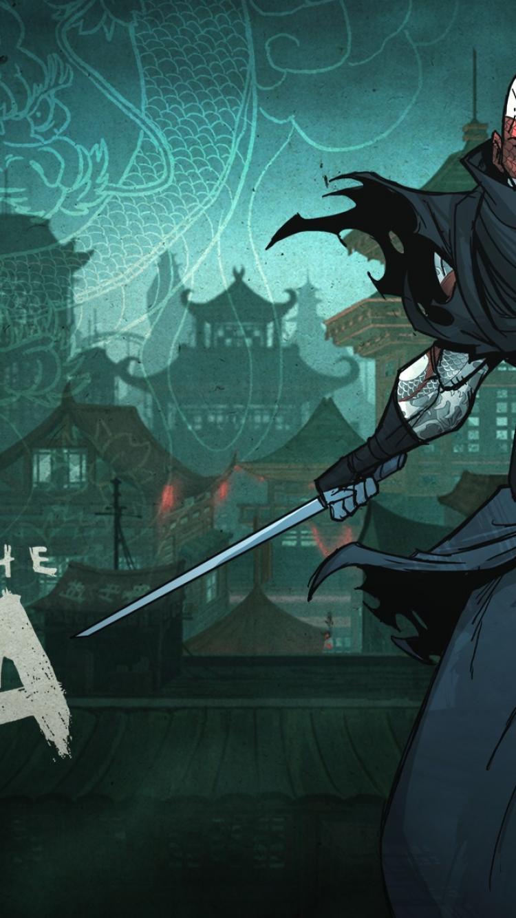 750x1334 Video games ninjas artwork mark of the ninja wallpaper