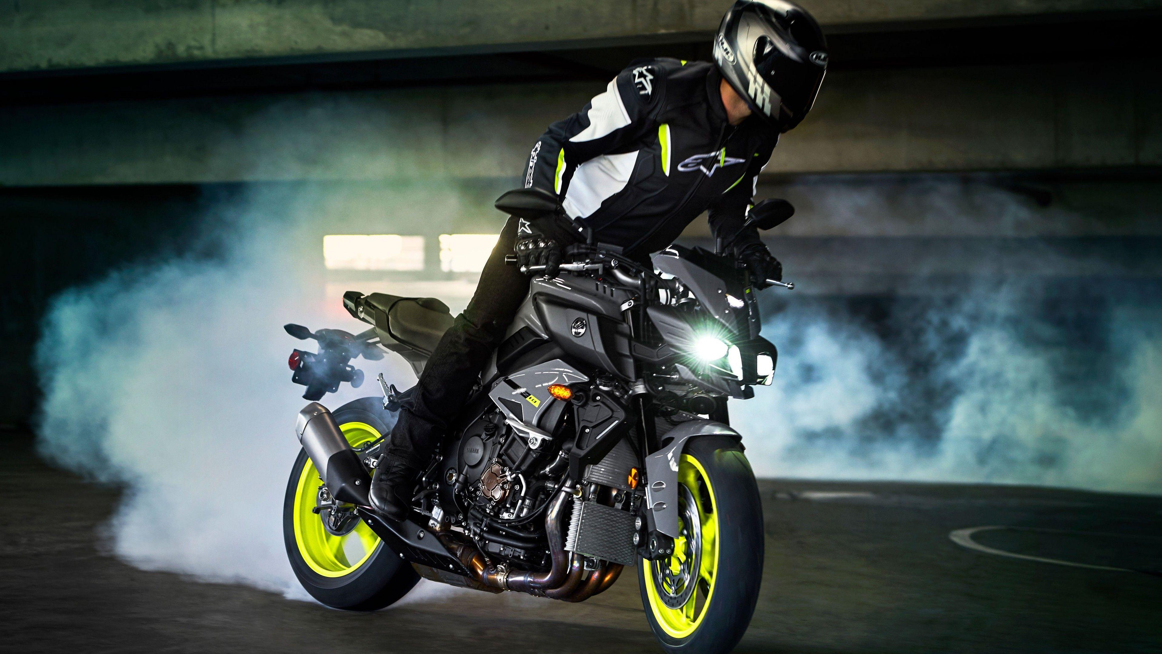 3840x2160 Wallpaper Yamaha FZ- 2017 Bikes, Sportbikes, 4K, Automotive