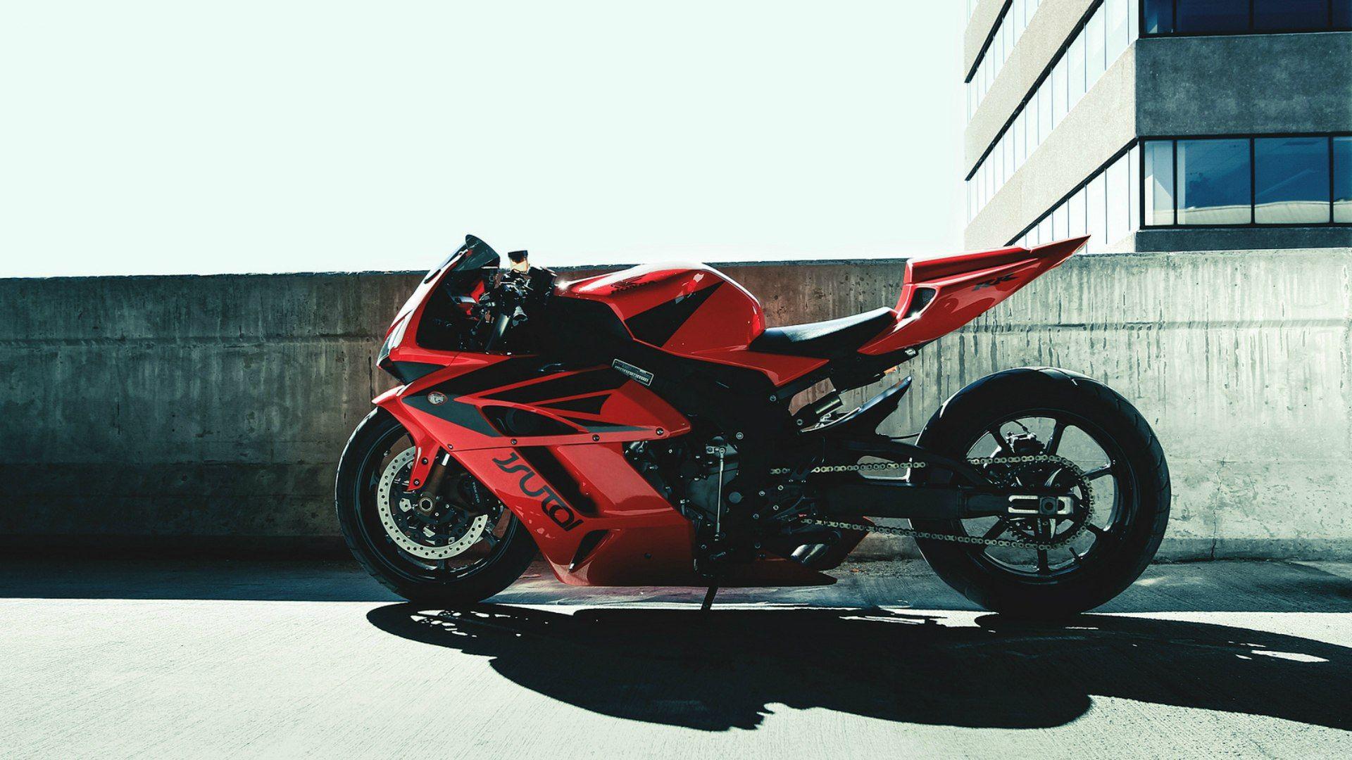 1920x1080 Red motorcycle Honda RR wallpaper and image