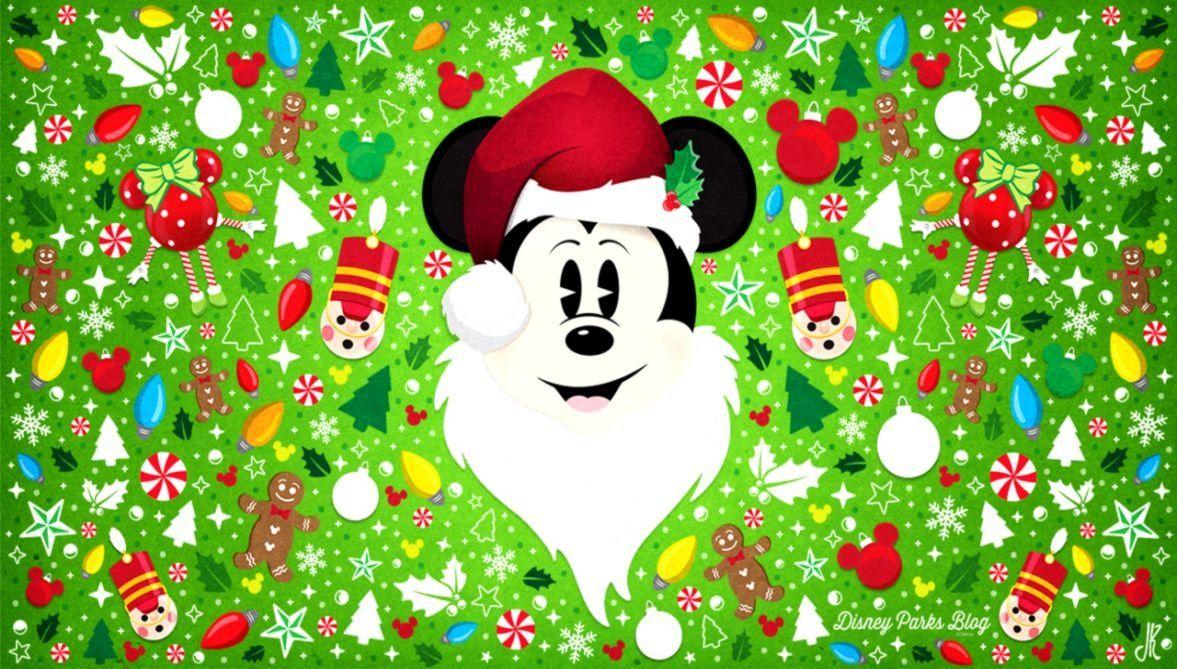 1177x669 Disney Mickey Mouse Christmas Wallpaper