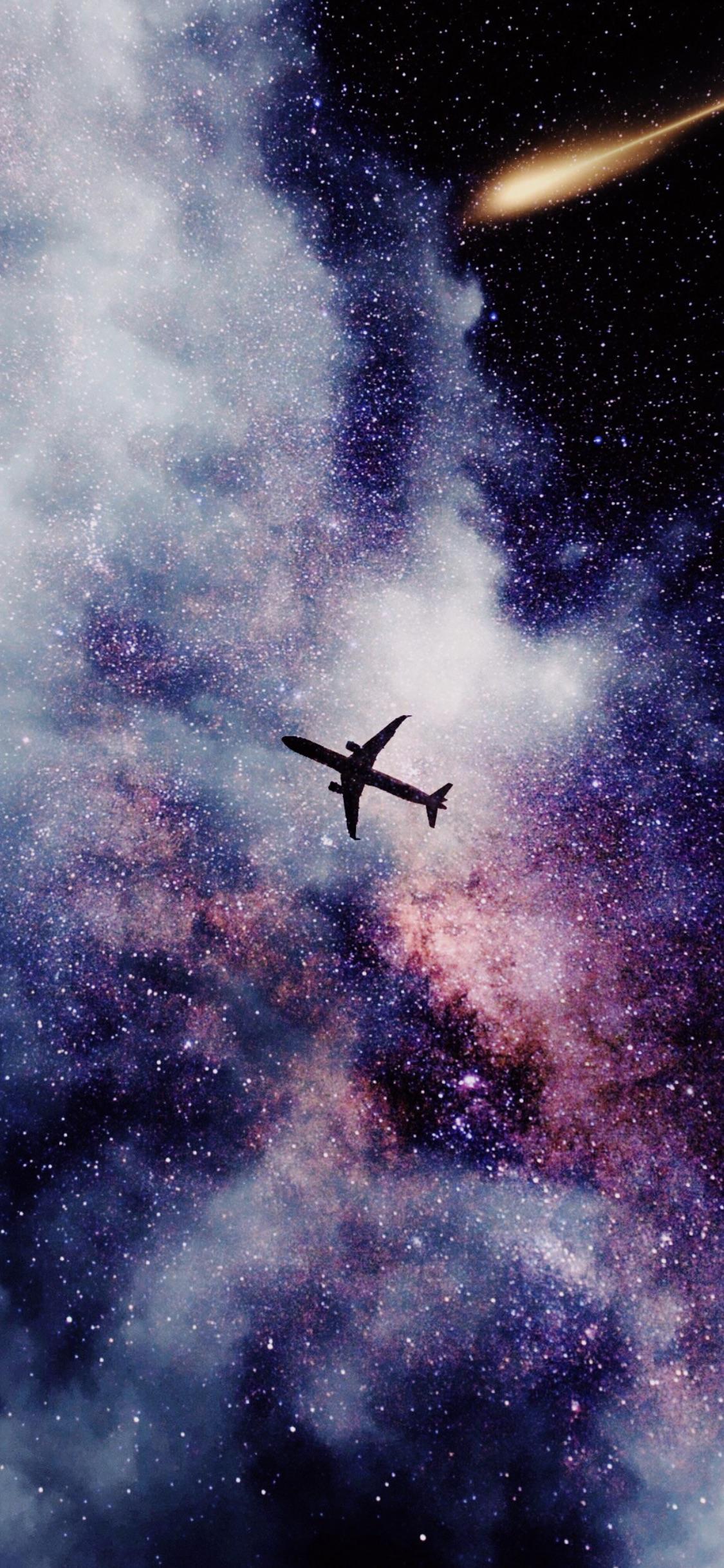 1125x2436 Took this photo with my iPhone X of the plane at PDX then decided