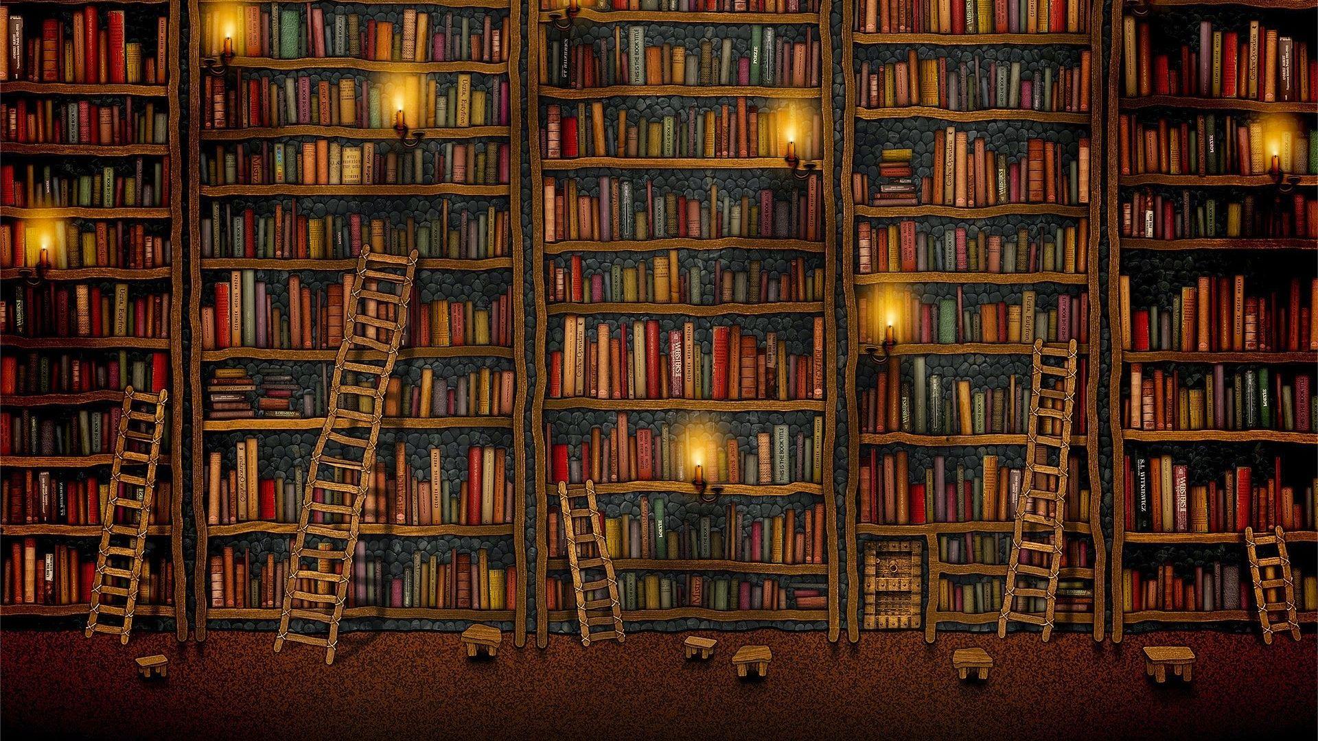 Library Books Wallpapers - Top Free Library Books Backgrounds - WallpaperAccess