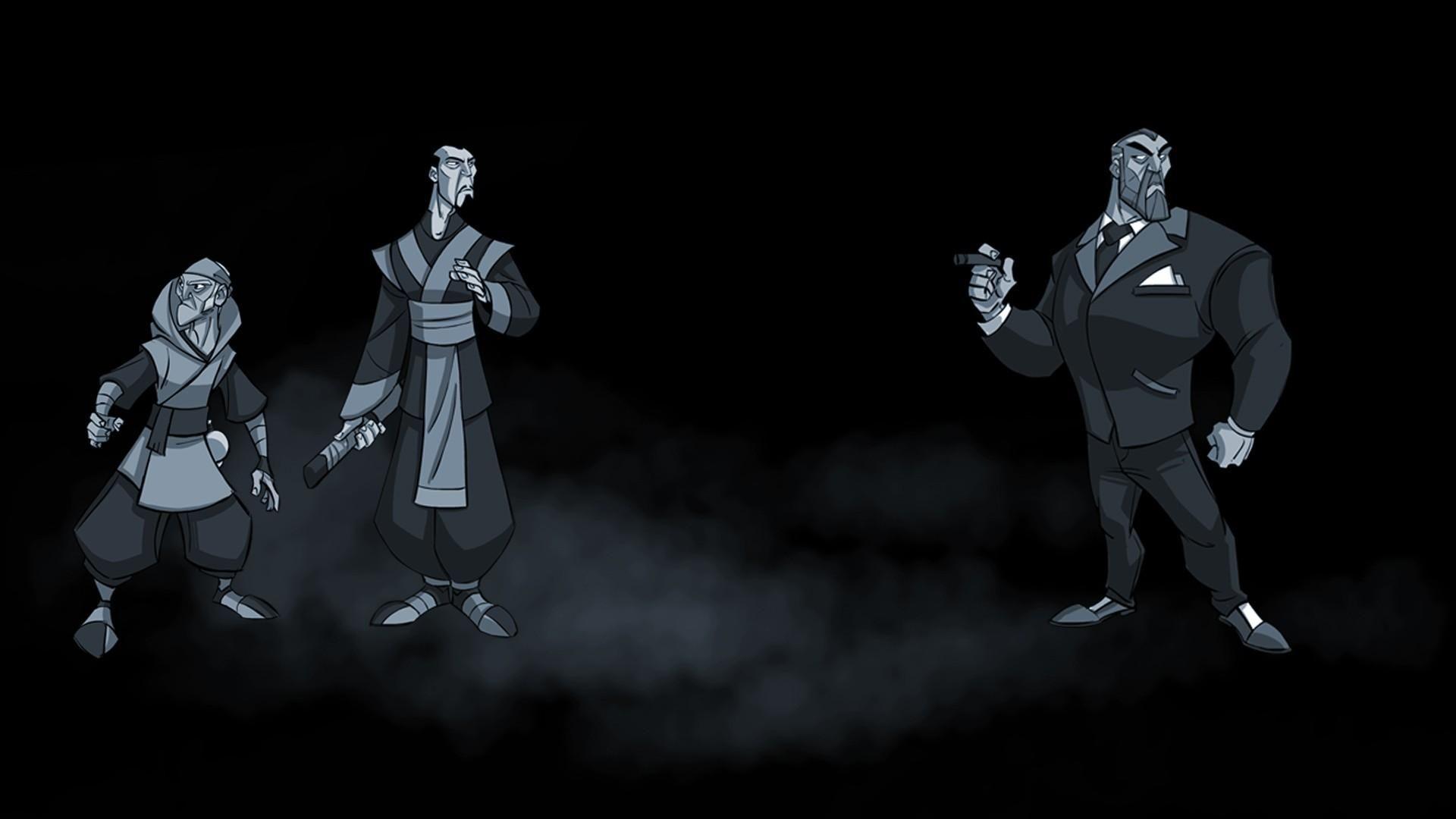 1920x1080 Mark of the ninja artwork black background wallpaper