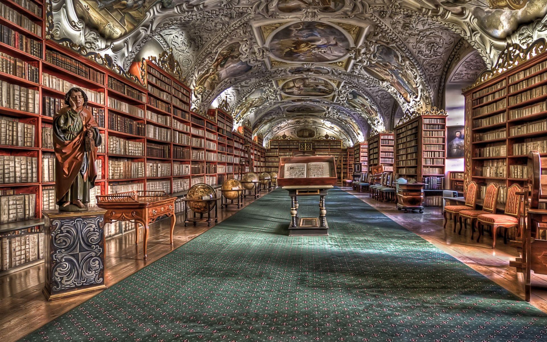 1920x1200 World architecture rooms library books hdr wallpaperx1200