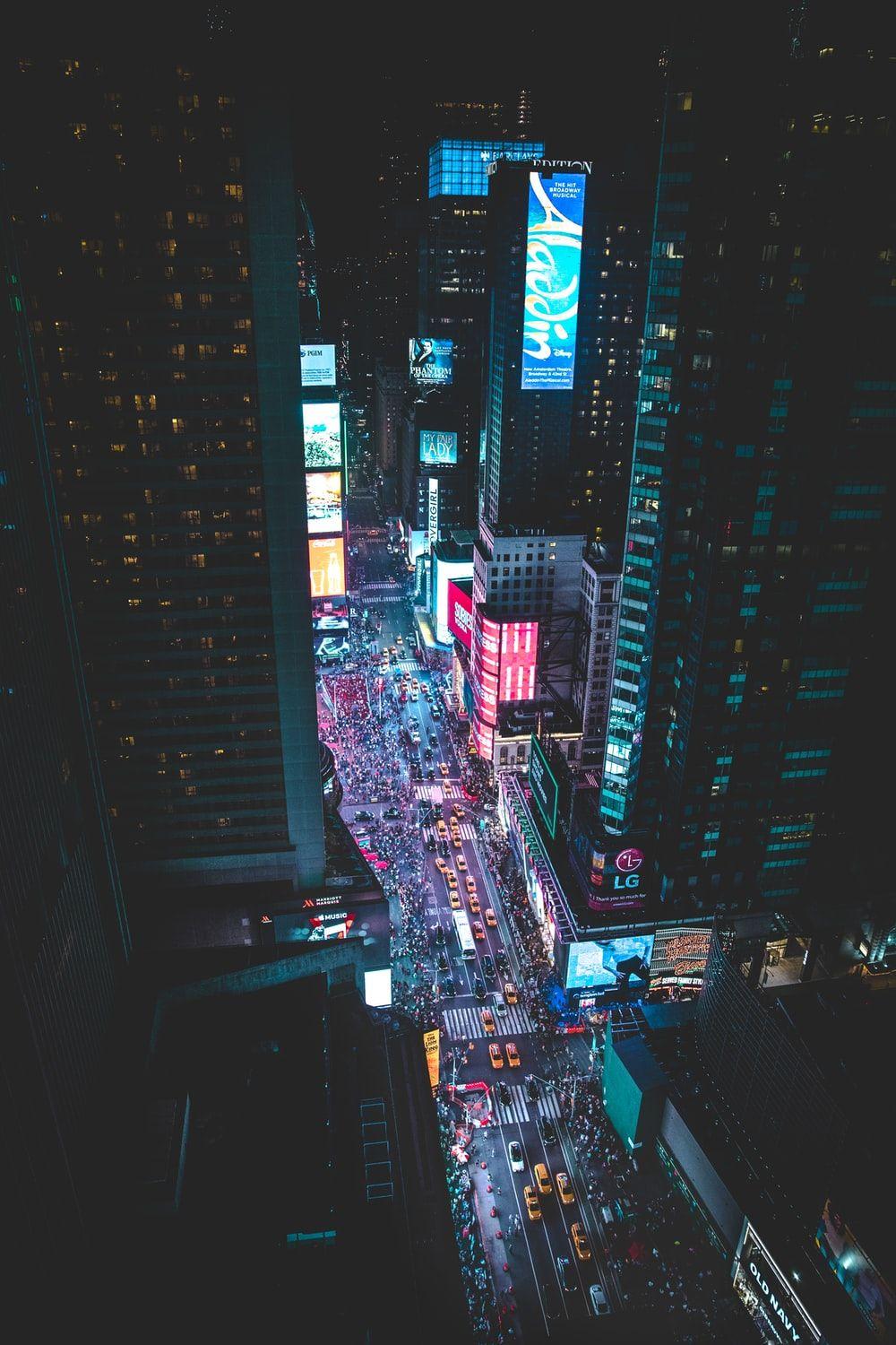 1000x1500 Times Square Night Picture. Download Free Image