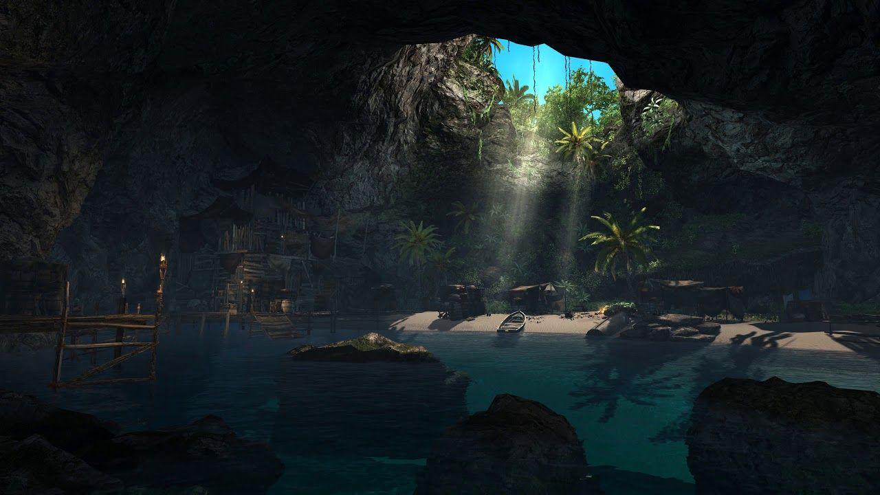 1280x720 The Smuggler's Hideout - (AC Black Flag) - [Live Wallpaper] 4K