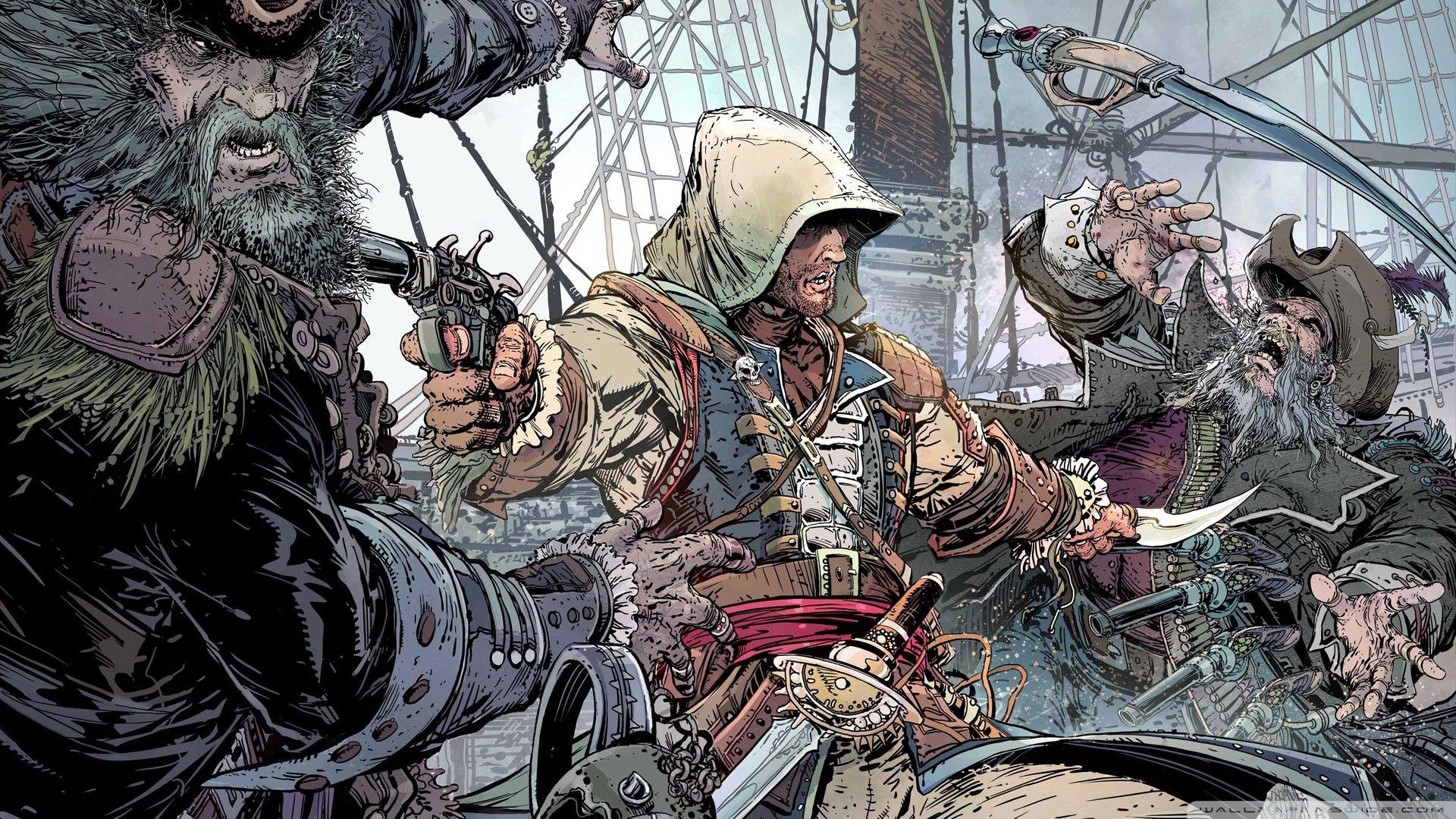 1920x1080 Assassin's Creed Black Flag Ultra HD Desktop Background Wallpaper