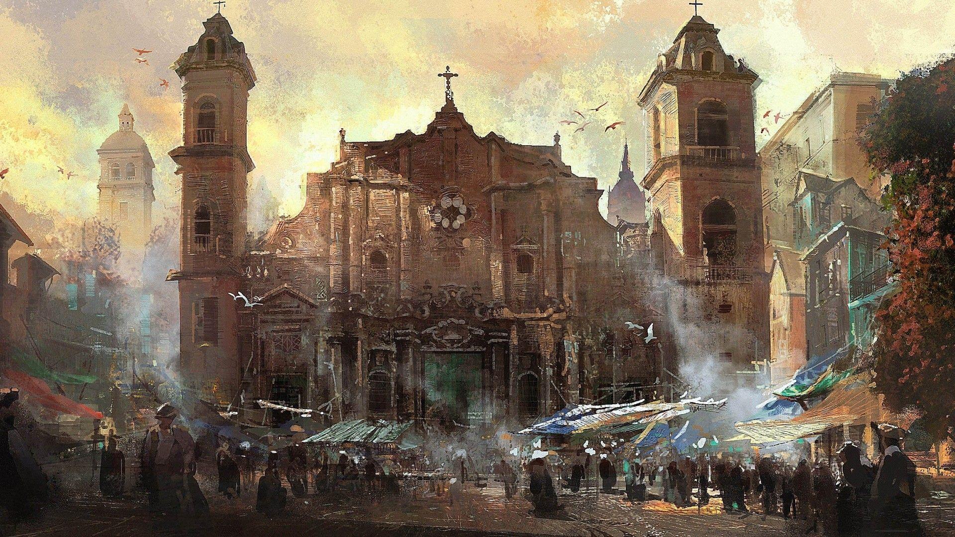 1920x1080 video, Games, Assassins, Creed, Artwork, Assassins, Creed, 4