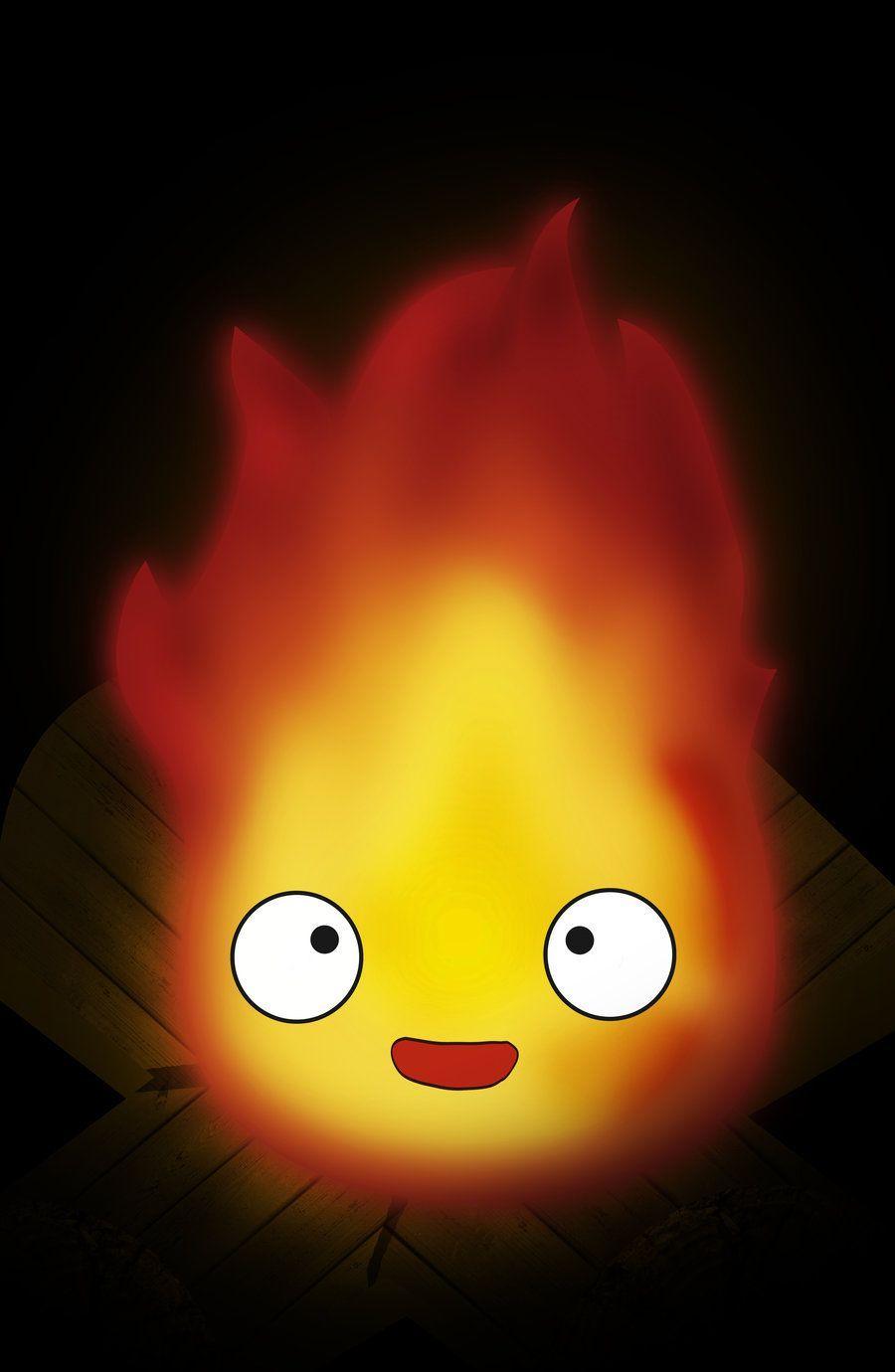 Howls Moving Castle Wallpaper Calcifer