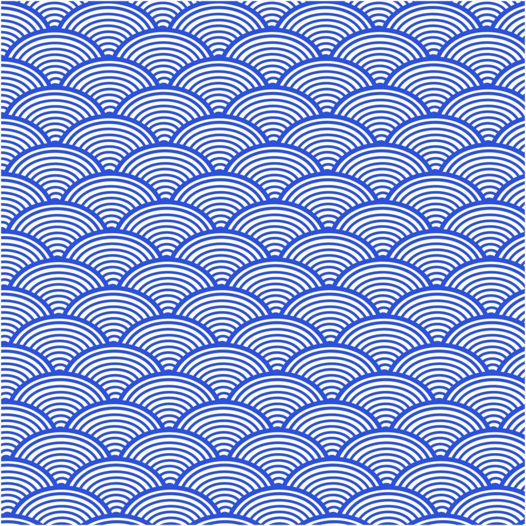 1024x1024 Japanese Wave Wallpaper