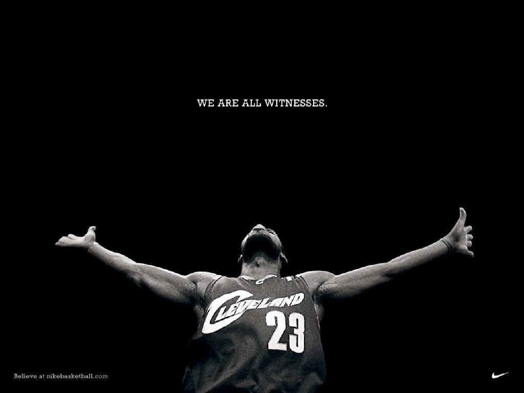 1024x768 LeBron James Witness Wallpaper