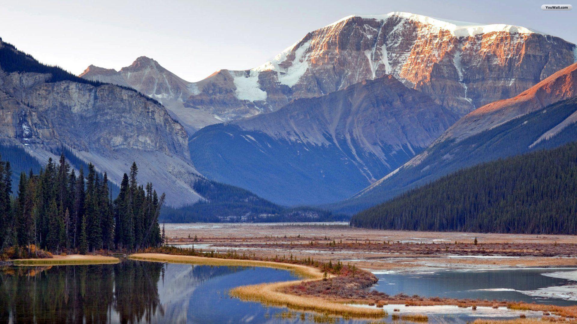 1920x1080 Mountain Landscape Wallpaper. HD Background Image. Photo