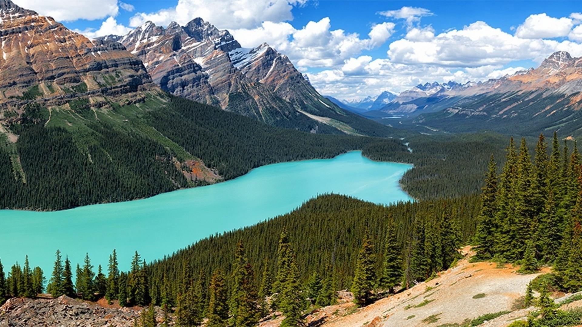1920x1080 Canadian Rockies Wallpaper