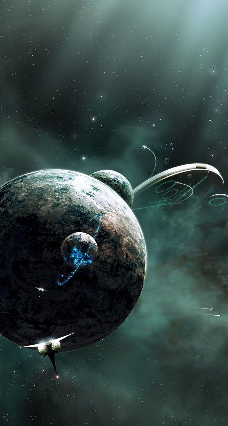 744x1392 Free download outer space planets iphone wallpaper tags abstract