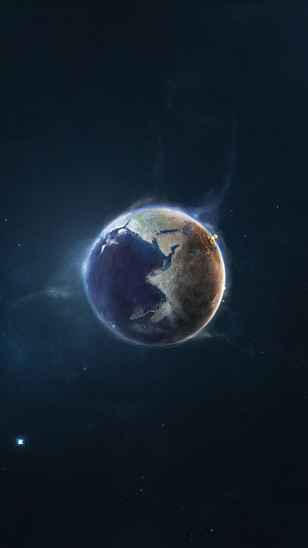 1080x1920 iPhone Wallpaper. Atmosphere, Planet, Outer space, Astronomical