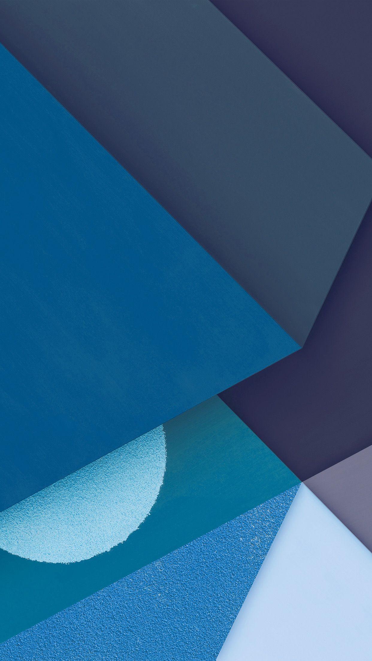 1242x2208 Abstract Earth Art Poly Blue Galaxy Pattern