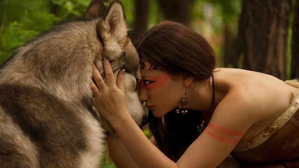 1244x700 WOMEN WARRIOS americans friendship wolves women wallpaperx1080