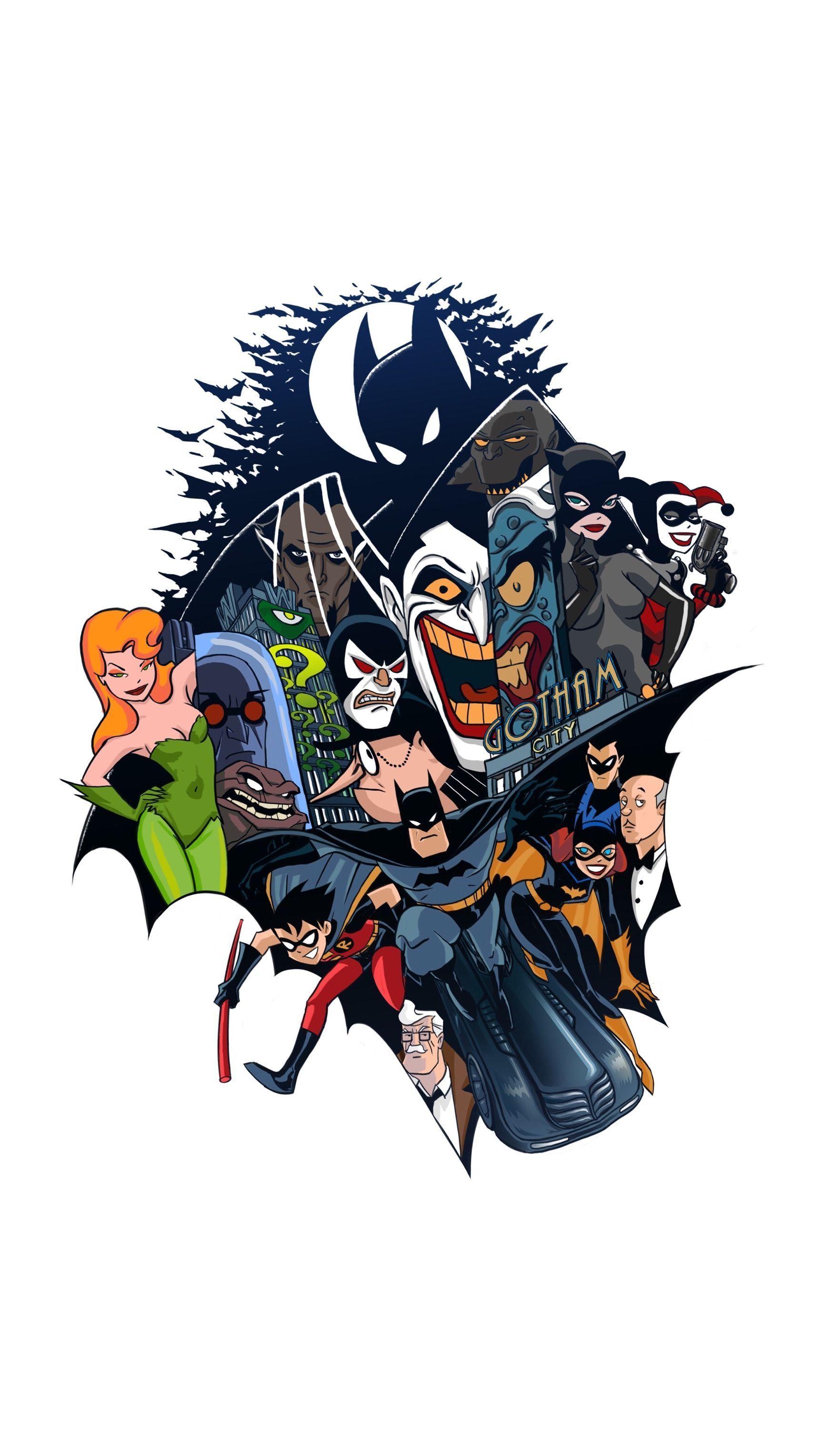 Batman Cartoon iPhone Wallpapers - Top Free Batman Cartoon iPhone  Backgrounds - WallpaperAccess