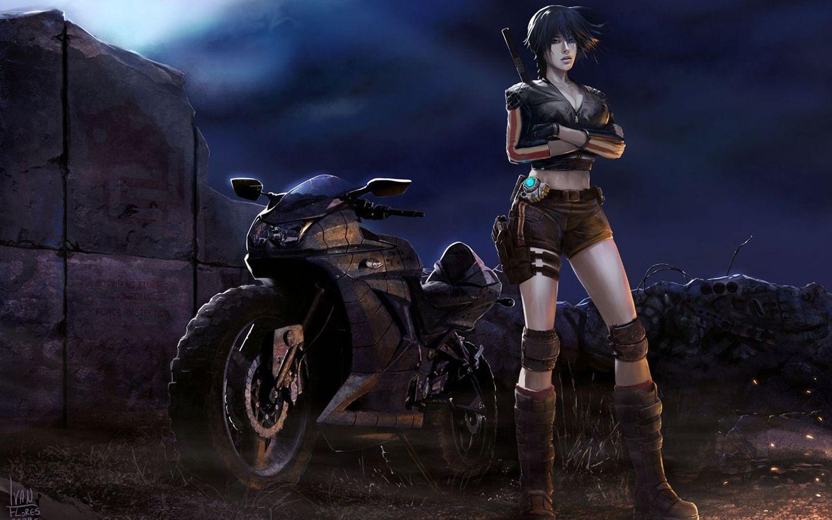 Anime Motorcycle Wallpapers - Top Free Anime Motorcycle Backgrounds