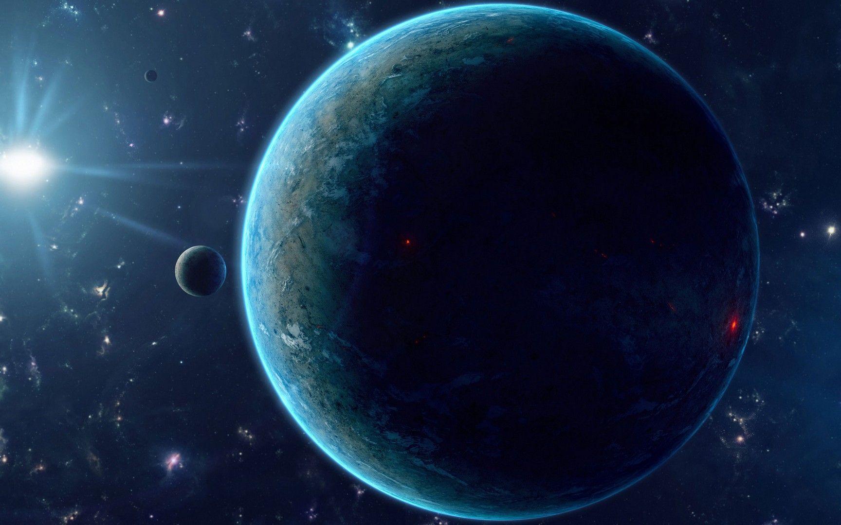 1728x1080 Uranus. Landscape wallpaper, Wallpaper space, Volcano wallpaper