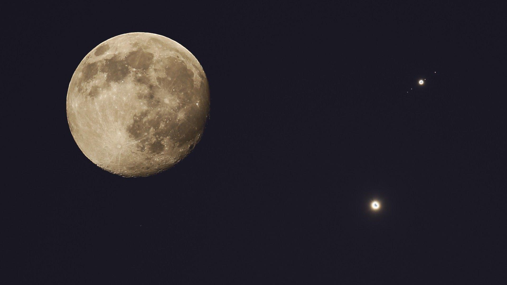 1920x1080 Venus And Jupiter HD Wallpaper & Background Download