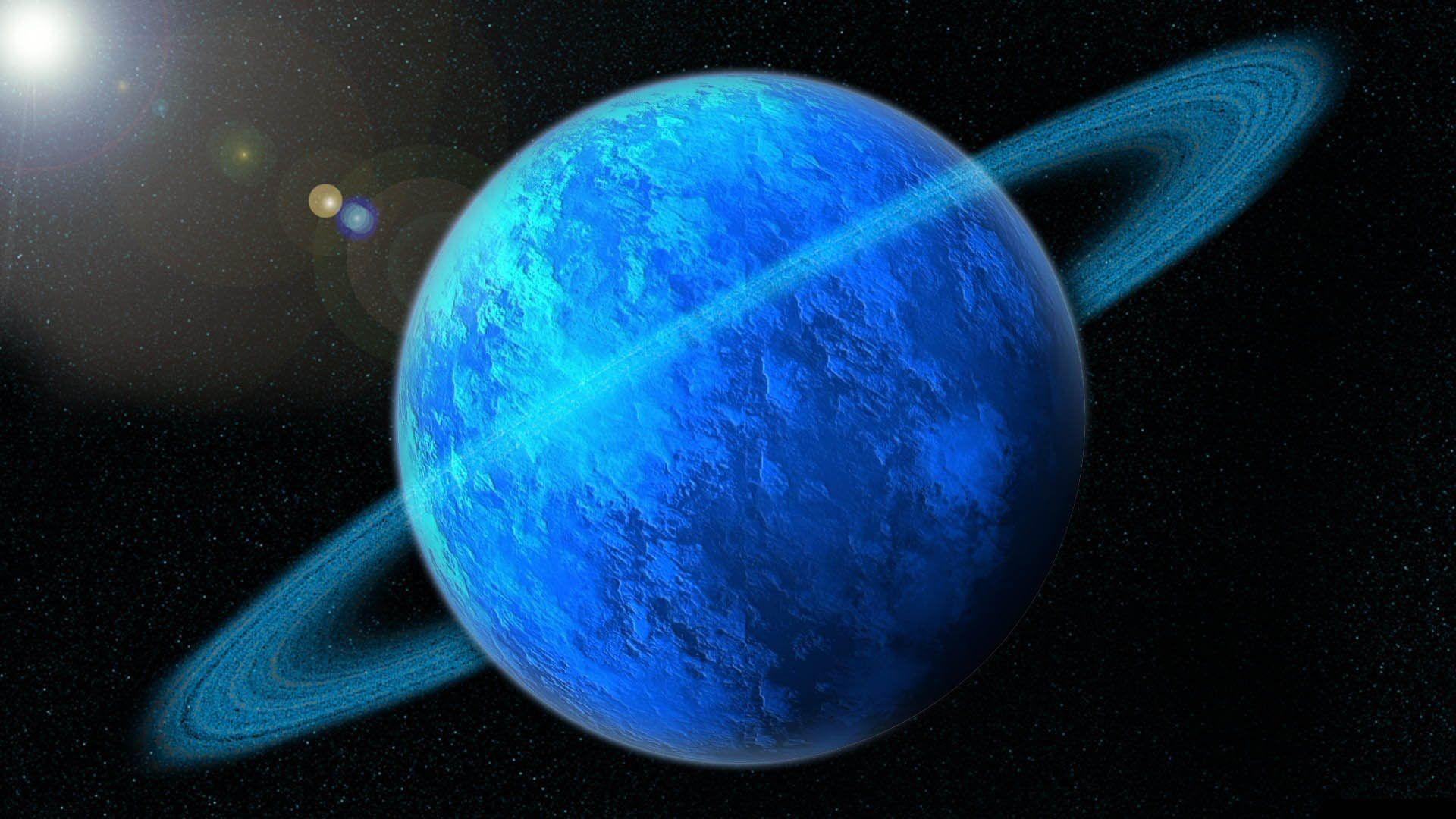 1920x1080 The ring around the planet Uranus wallpaper and image