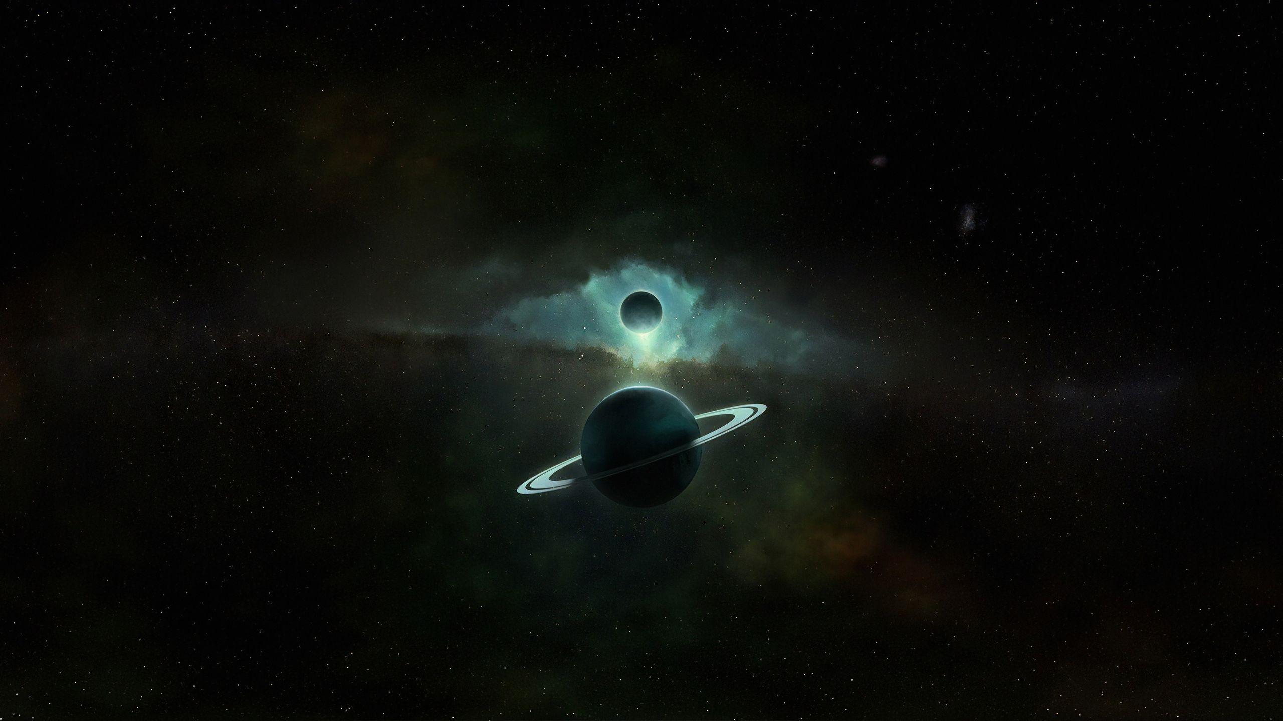 2560x1440 Saturn Planet Art 4k 1440P Resolution HD 4k Wallpaper