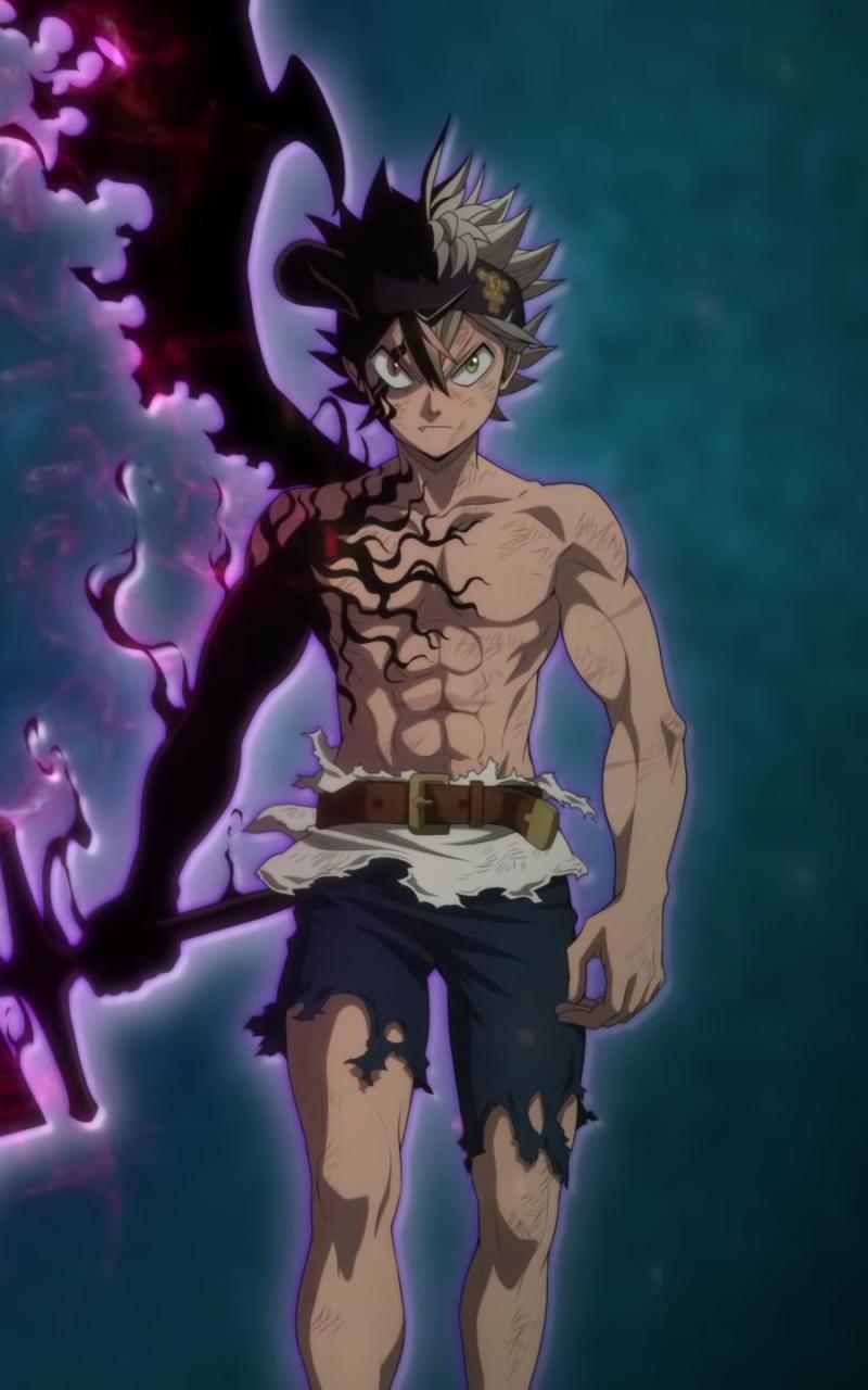 800x1280 Black Clover wallpaper for Android