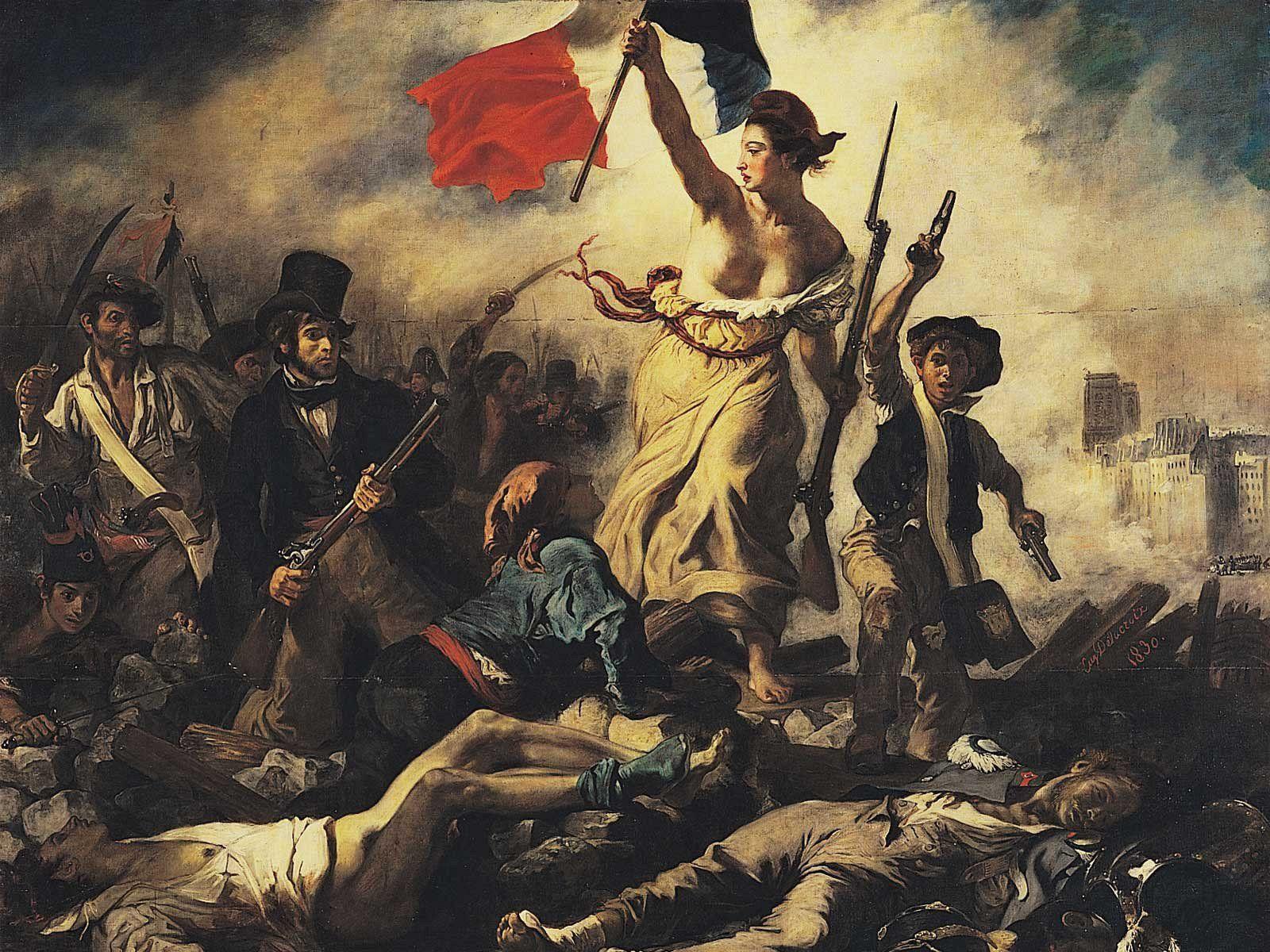 1600x1200 Wallpaper Eugene Delacroix Liberty Leading The People x 1200