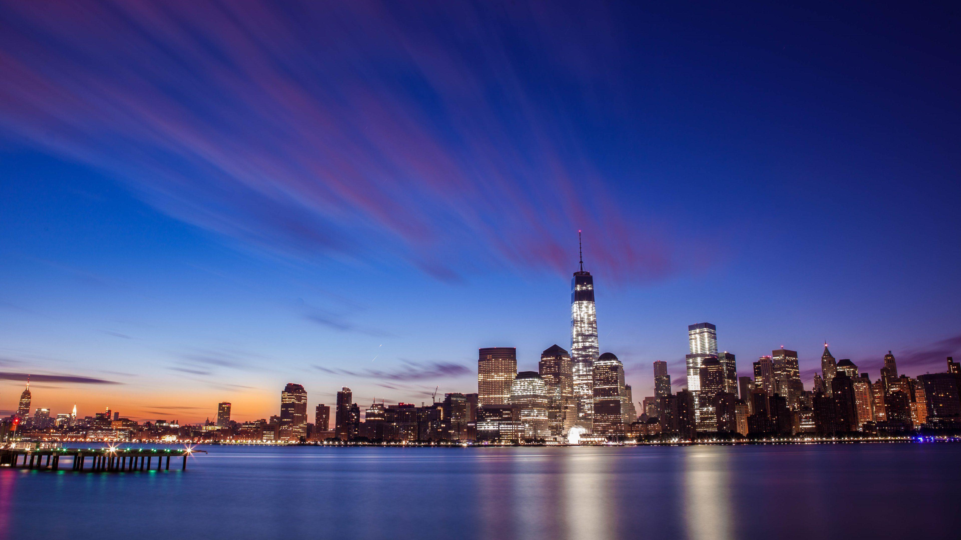 3840x2160 City Skyline Wallpaper