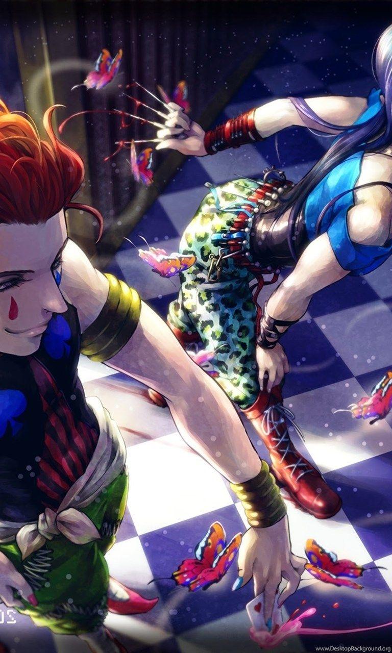 768x1280 Hisoka Wallpaper