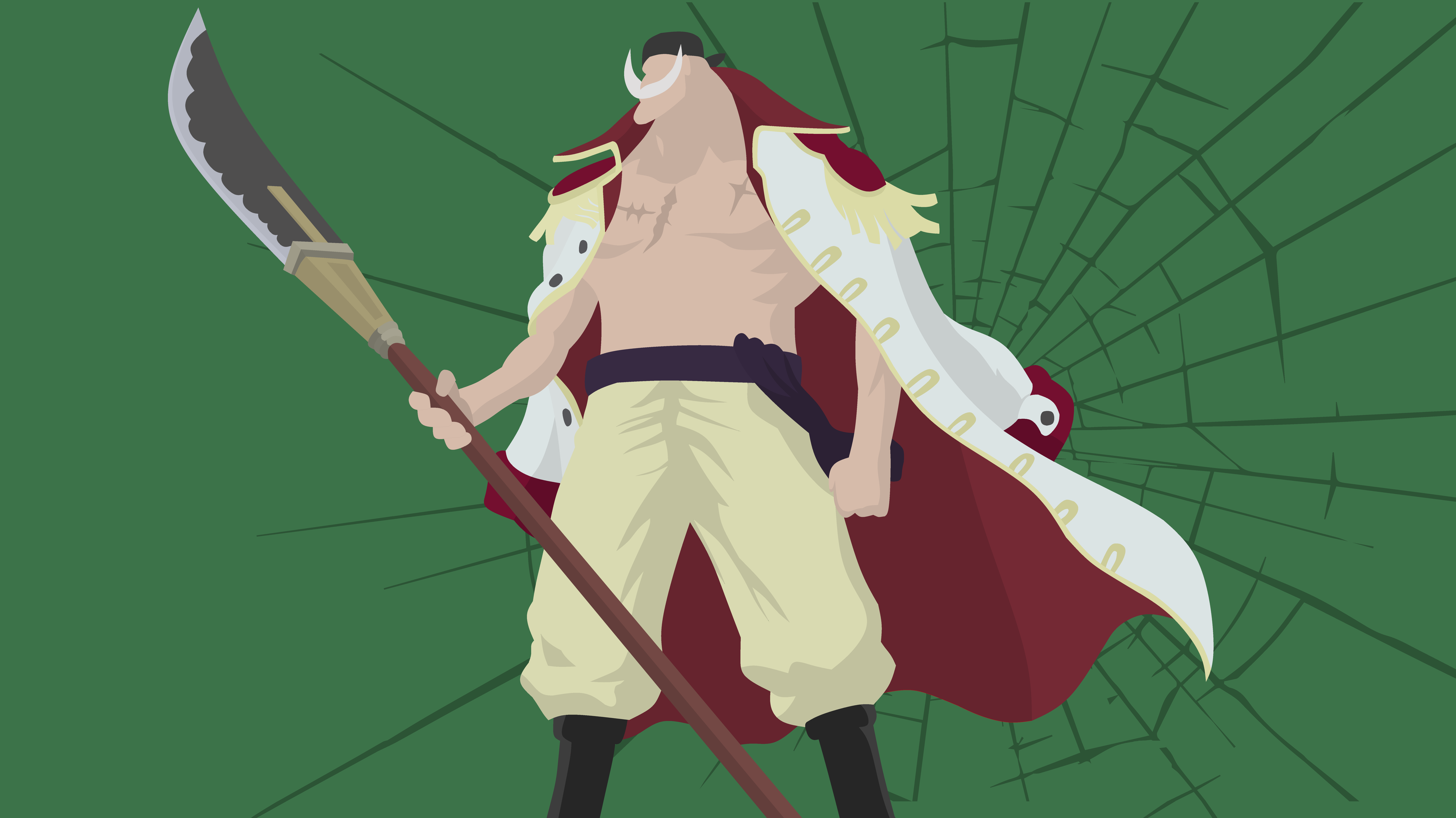 9712x5456 It's been a while since I've done one of these but I'm back with a drawing of my favourite *former* member of The Yonko, Edward Newgate. AKA Whitebeard