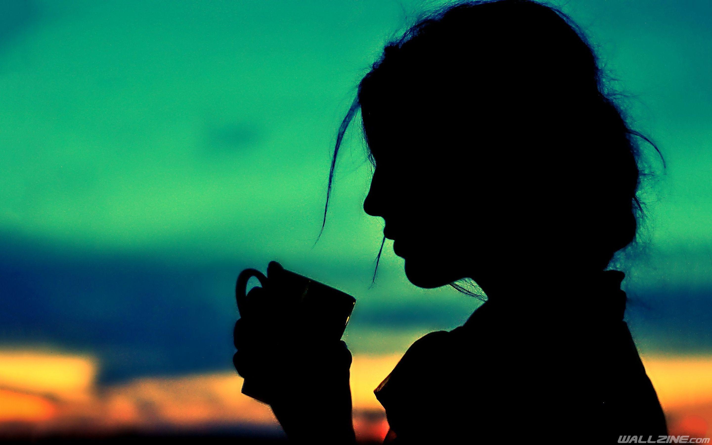 2880x1800 Silhouette Woman Sunset Wallpaper. Girl silhouette