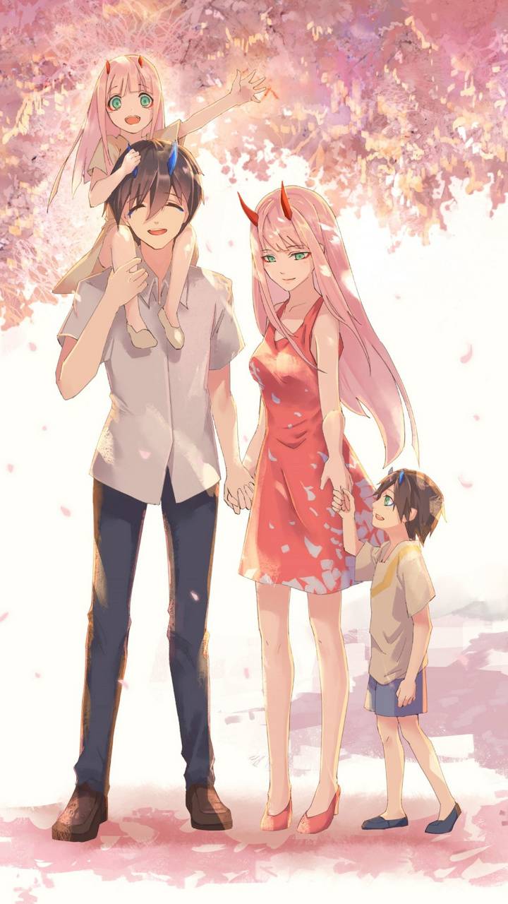 720x1280 Zero two wallpaper