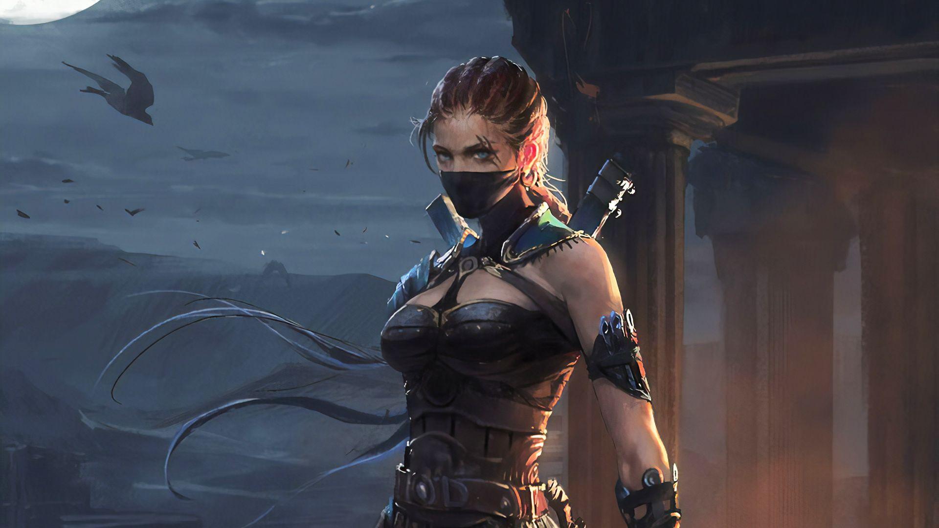 1920x1080 Ancient Warrior Girl Wallpaper, HD Fantasy Girls Wallpaper, 4k Wallpaper , Image, Background, Photos and Picture