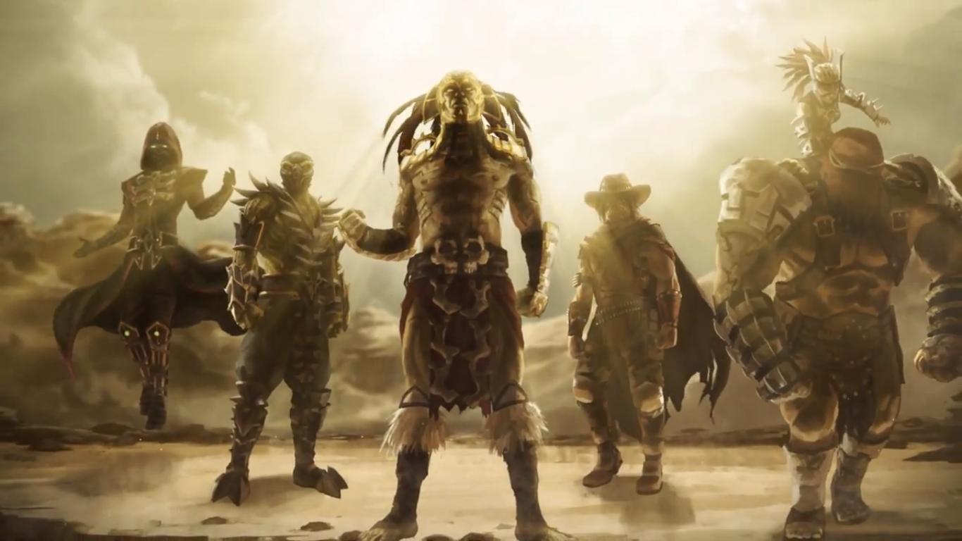 1366x768 Epic MKX Wallpaper. Kotal Kahn and his greatest defenders