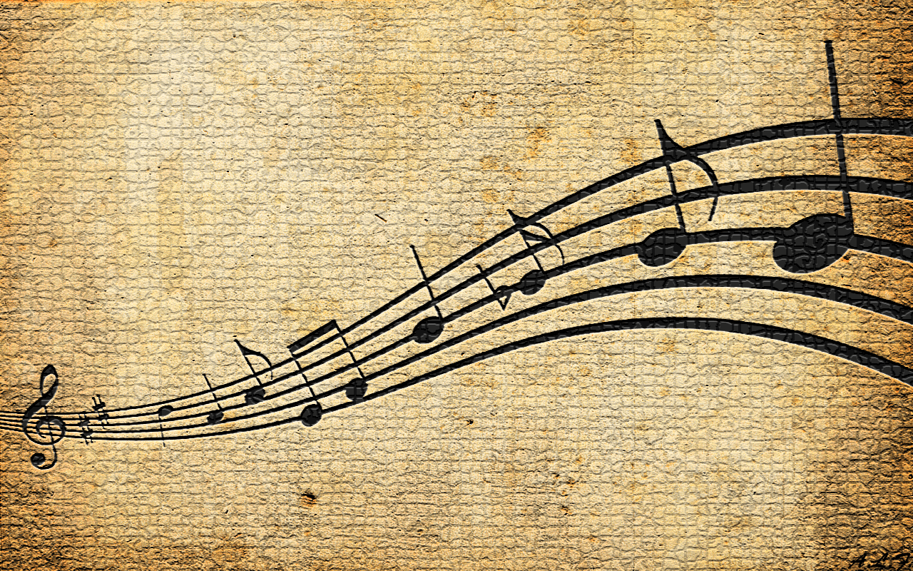 vintage music wallpaper