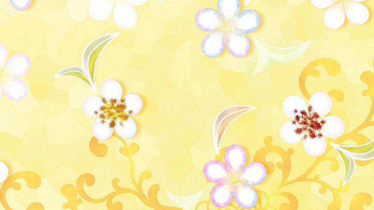 1200x675 Wallpaper Cute - #Yellow #Flower #Desktop #Background