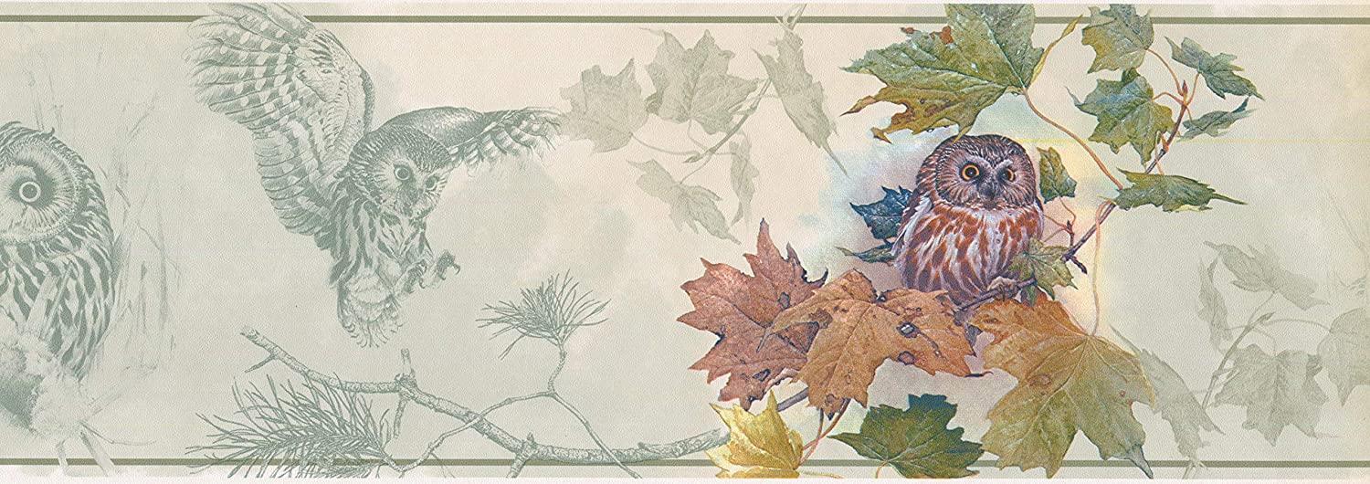 1500x530 Prepasted Wallpaper Border Nature Wall Border Retro Design